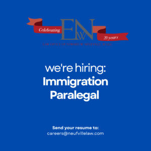 work as an immigration paralegal in silver spring md